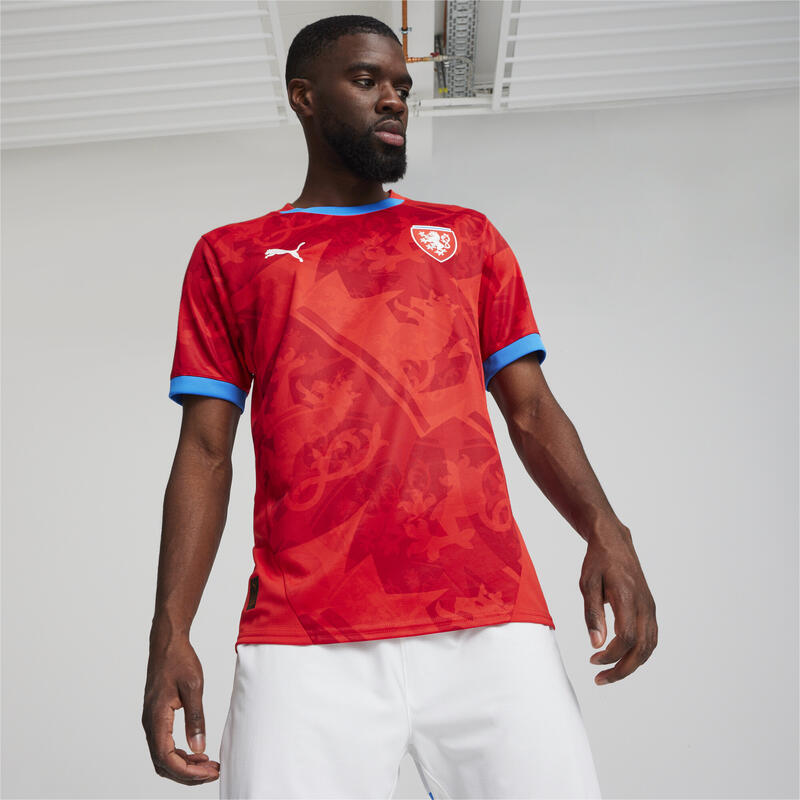 Pánský dres Česká republika Fotbal 2024 PUMA For All Time Red Fast