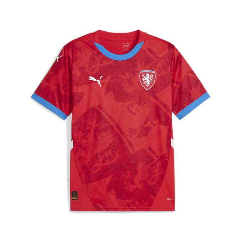 Tsjechië Voetbal 2024 thuisshirt voor heren PUMA For All Time Red Fast