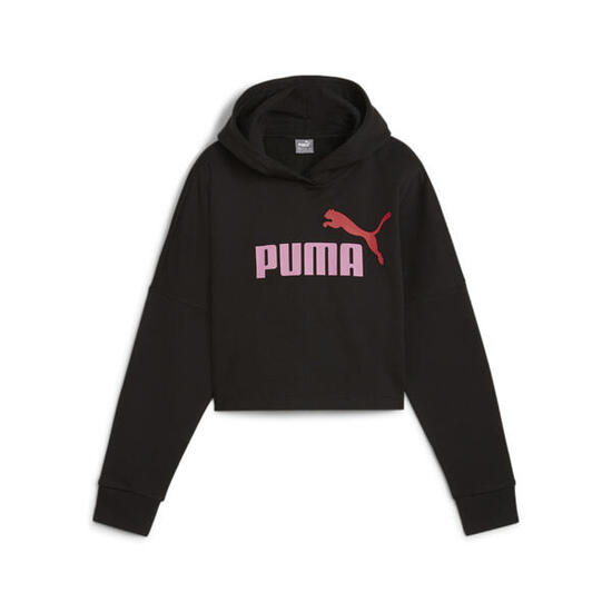 Essentiels - Hoodie court avec logo pour Enfant et Adolescent PUMA Black