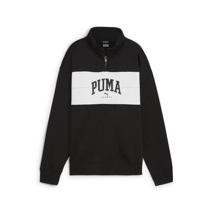 PUMA SQUAD Hoodie mit viertellangem Reißverschluss Damen PUMA Black