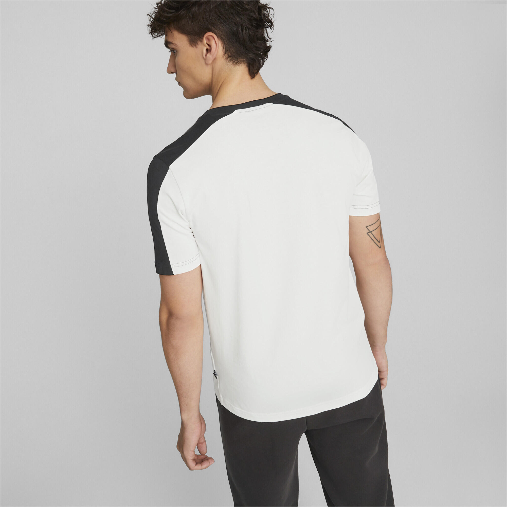 T-shirt Essentials bande color block Homme PUMA Black 5/7
