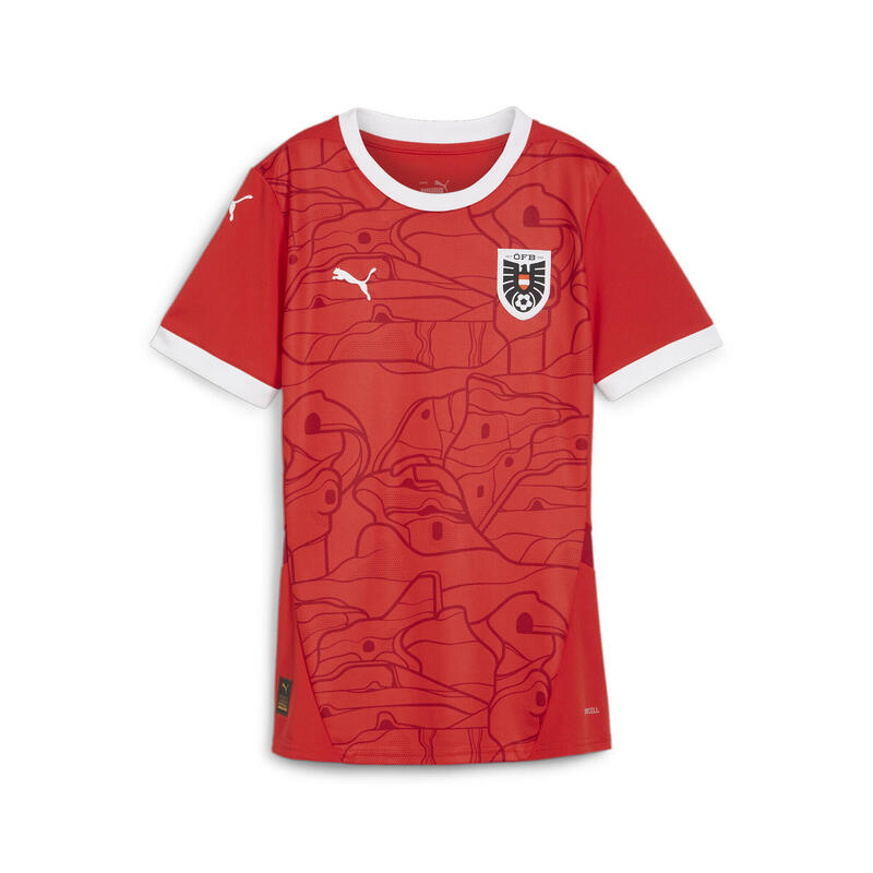 Camiseta de fútbol Mujer de Austria 2024 (local) PUMA Red Chili Pepper