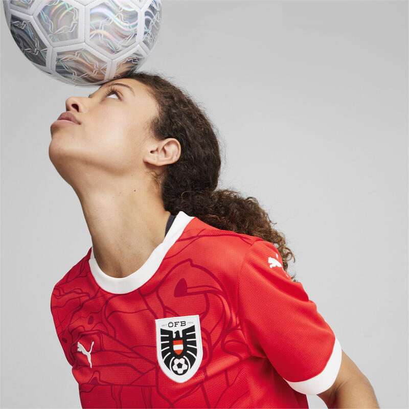 Camiseta de fútbol Mujer de Austria 2024 (local) PUMA Red Chili Pepper