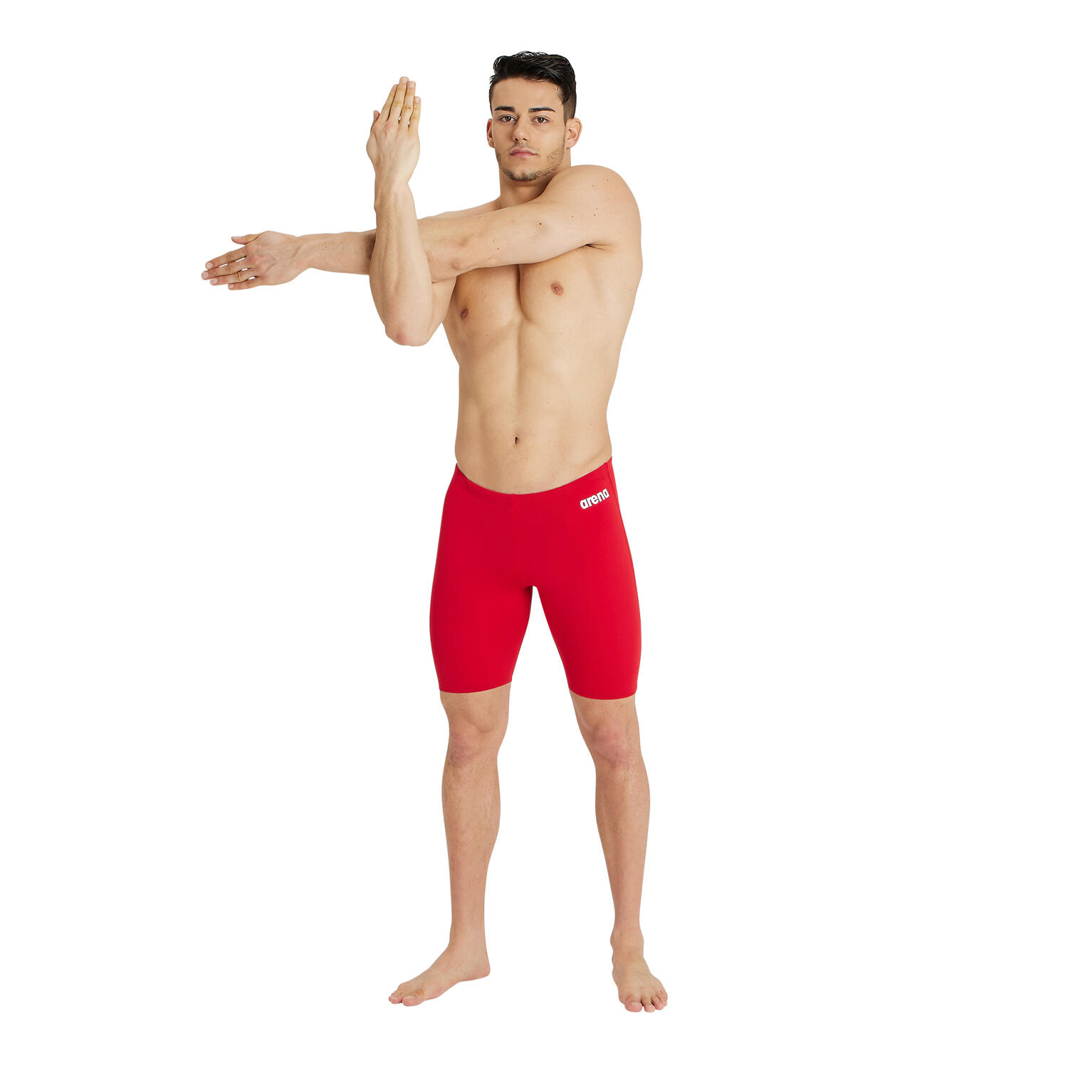 Arena Team Solid Jammer - Rood/Wit 5/7