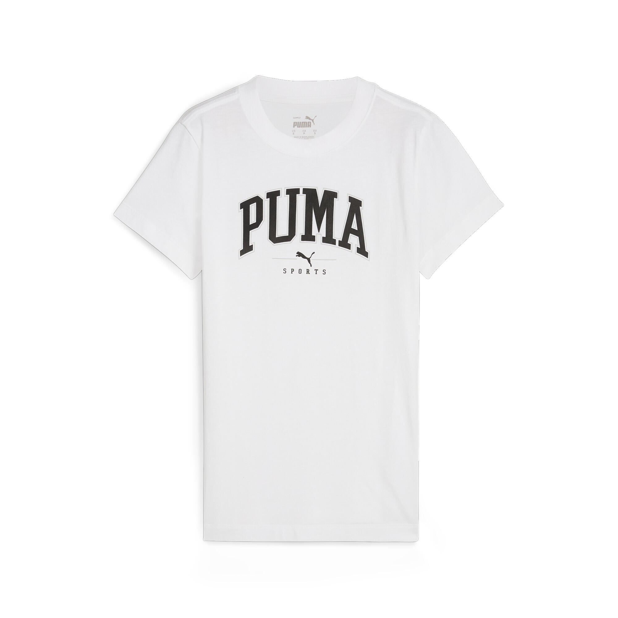 T-shirt grafica PUMA SQUAD da donna PUMA White PUMA Decathlon - Main Image