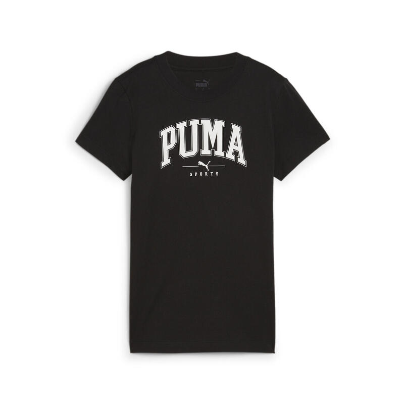 PUMA SQUAD T-shirt met print voor dames PUMA Black