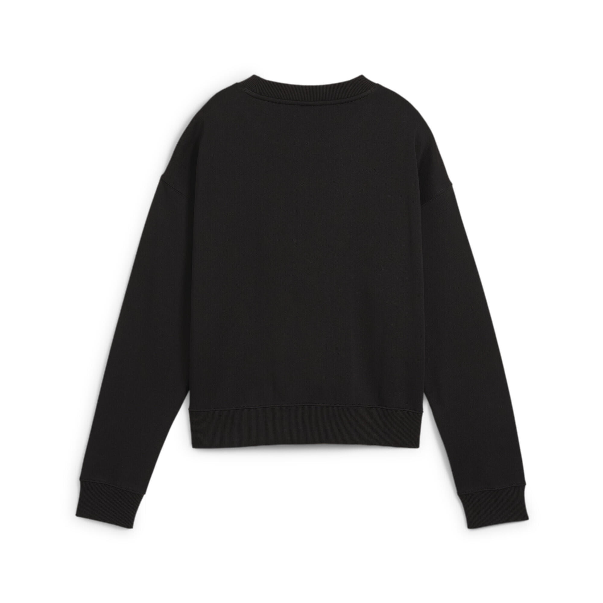 PUMA SQUAD Langes Sweatshirt Damen PUMA Black 7/8
