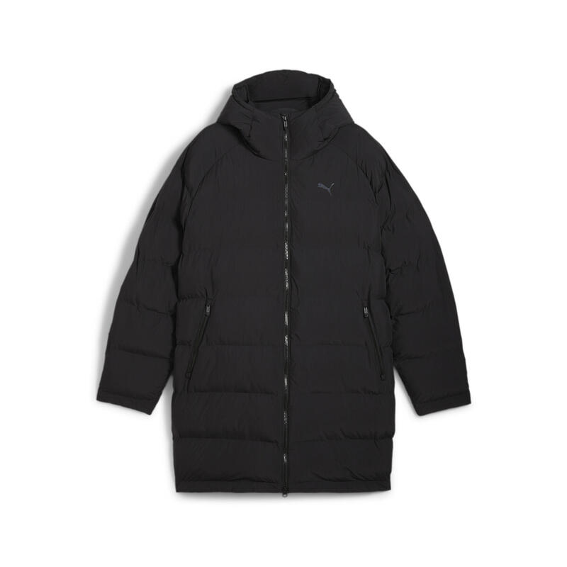 Monostoffen parka voor heren PUMA Black