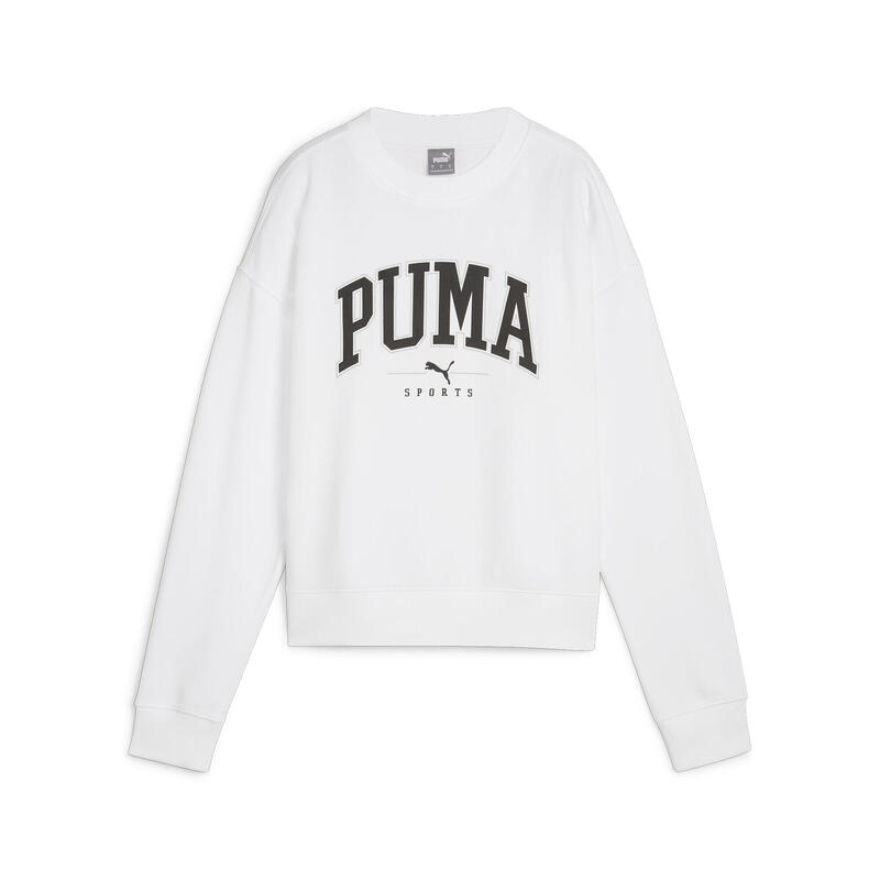 PUMA SQUAD Crewneck pentru femei PUMA White