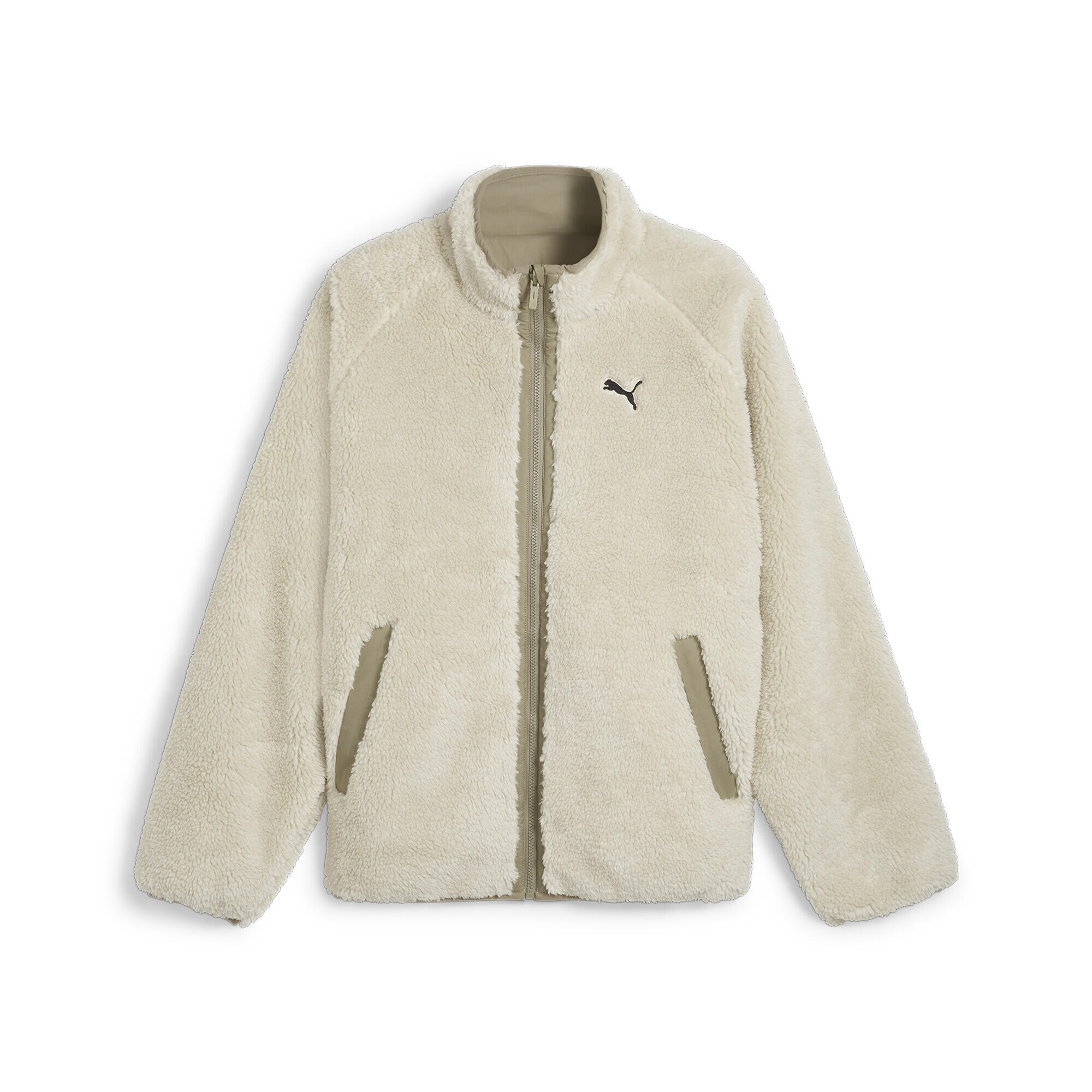 PUMA Pánská oboustranná bunda Sherpa Alpine Snow White