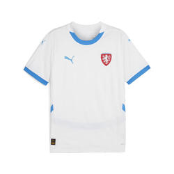 Tsjechië Voetbal 2024 uitshirt voor heren PUMA White Ignite Blue