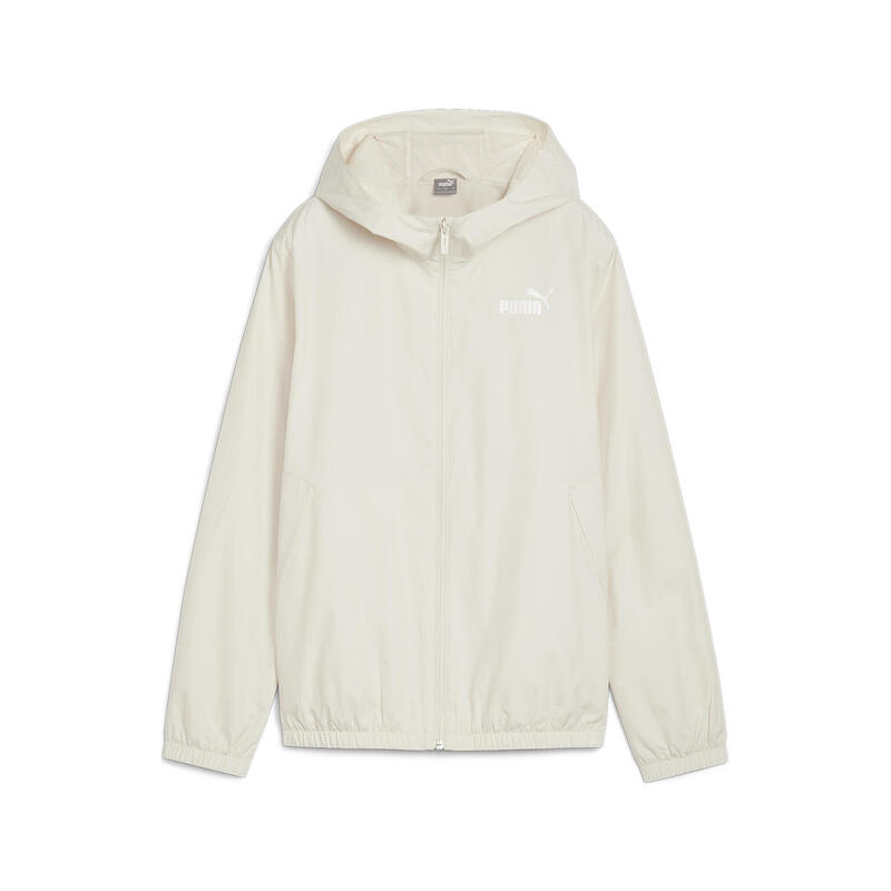 Damska wiatrówka Essentials Solid PUMA Alpine Snow White