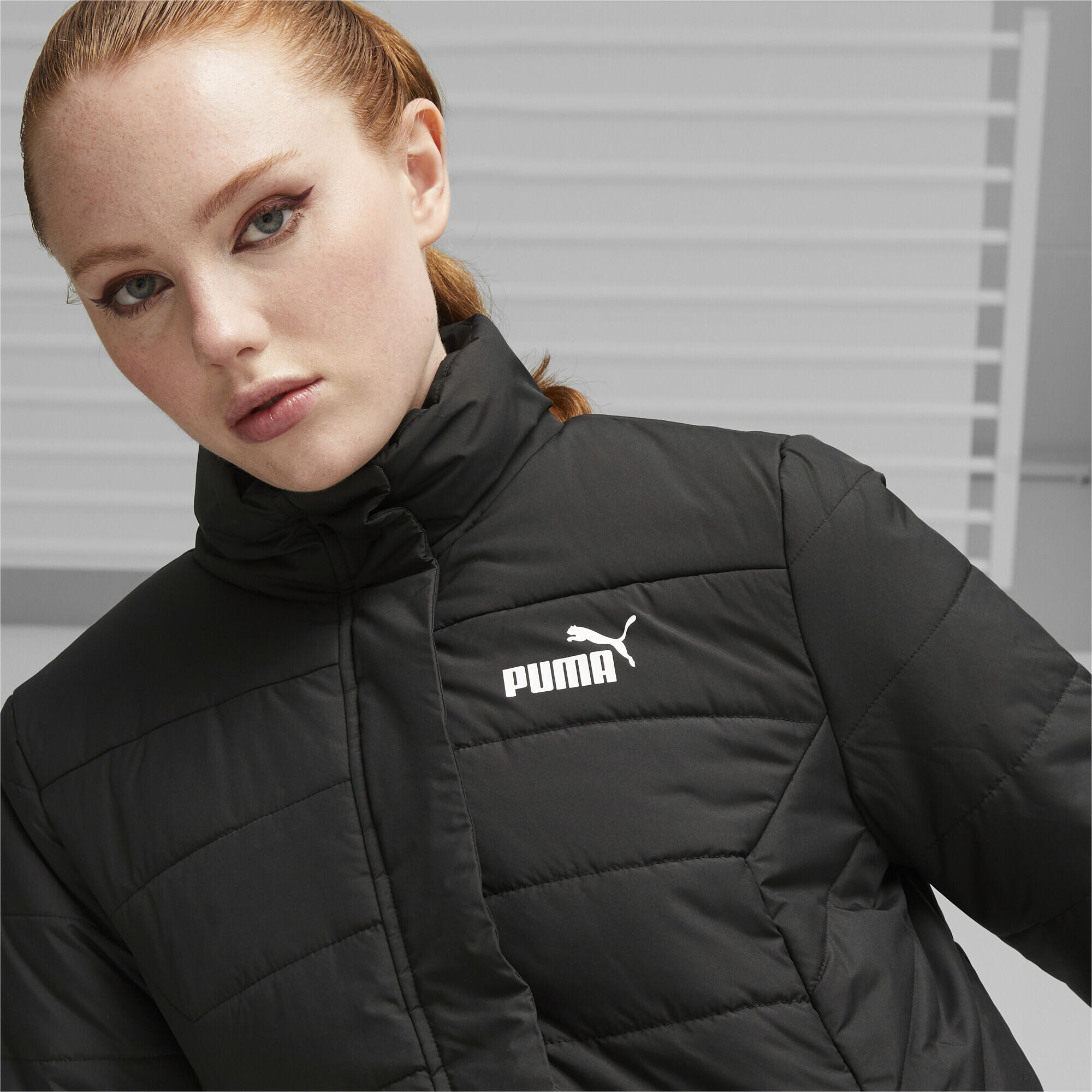 Damska kurtka ocieplana ESS+ PUMA Black 4/6