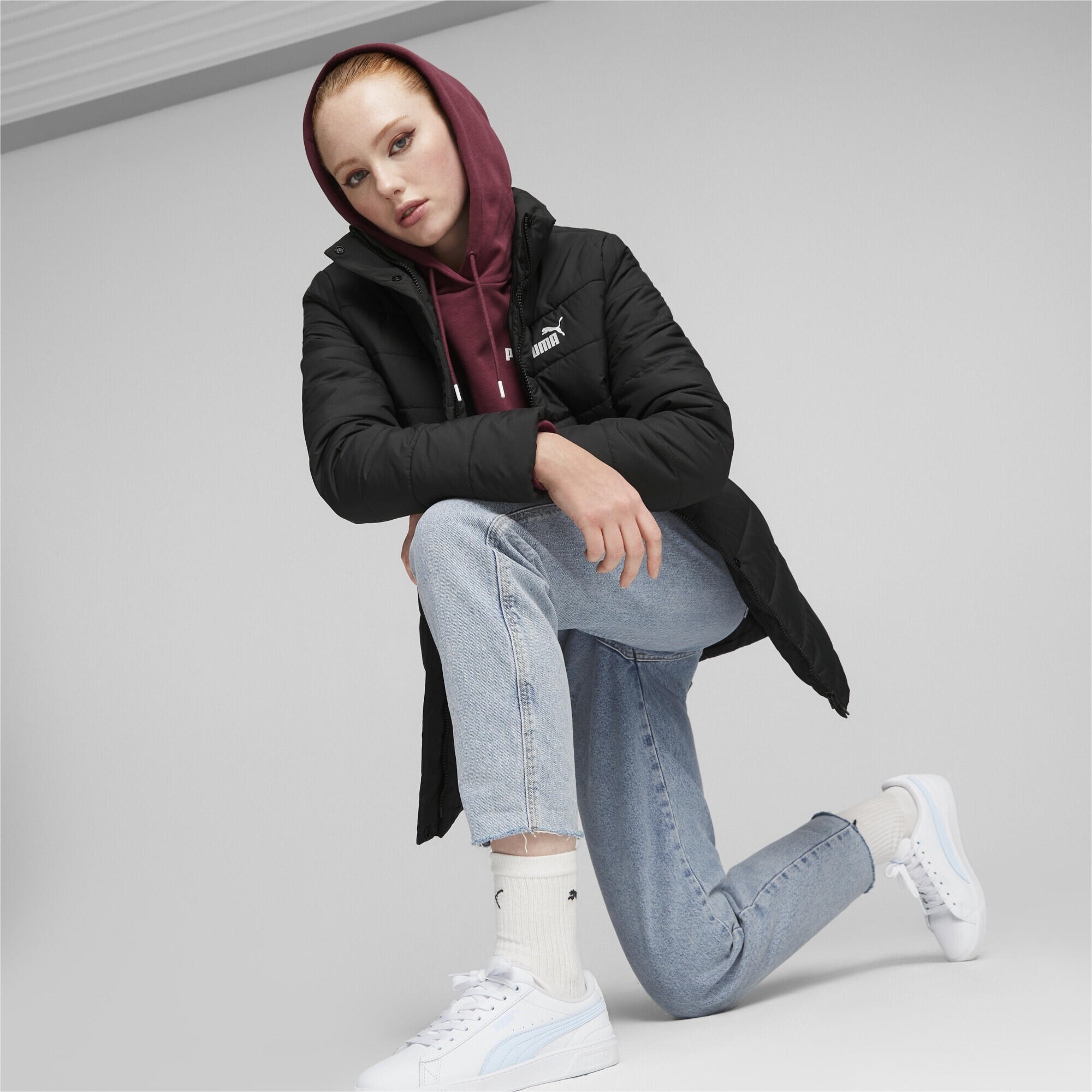 Damska kurtka ocieplana ESS+ PUMA Black 3/6