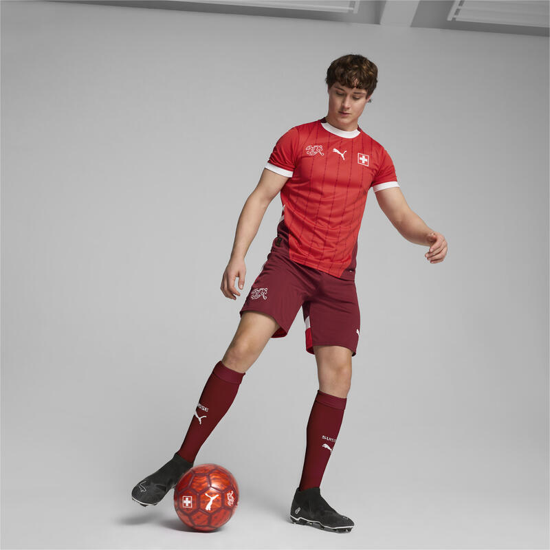 Zwitserland replica voetbalshort voor heren PUMA Team Regal Red