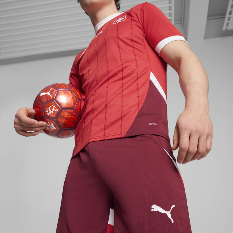 Zwitserland replica voetbalshort voor heren PUMA Team Regal Red
