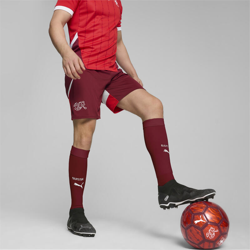 Shorts de fútbol réplica Hombre de Suiza PUMA Team Regal Red