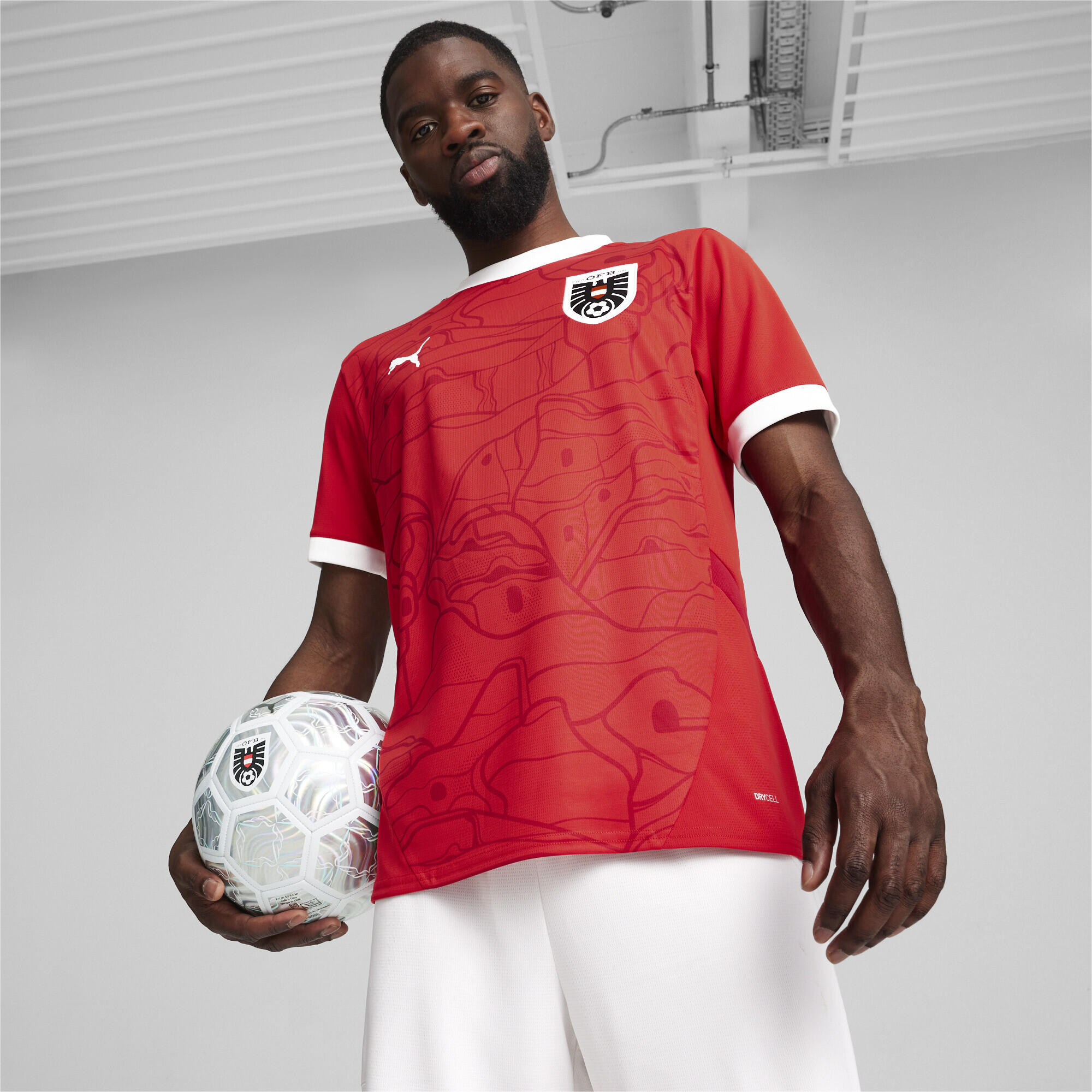 Österreich 2024 Fußball Heimtrikot Herren PUMA 2/7