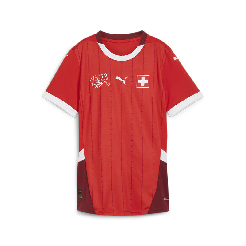 Zwitserland Voetbal 2024 thuisshirt voor dames PUMA Red Team Regal