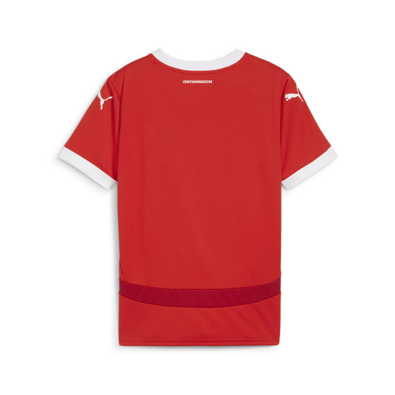 Camiseta de fútbol Niño de Austria 2024 (local) PUMA Red Chili Pepper