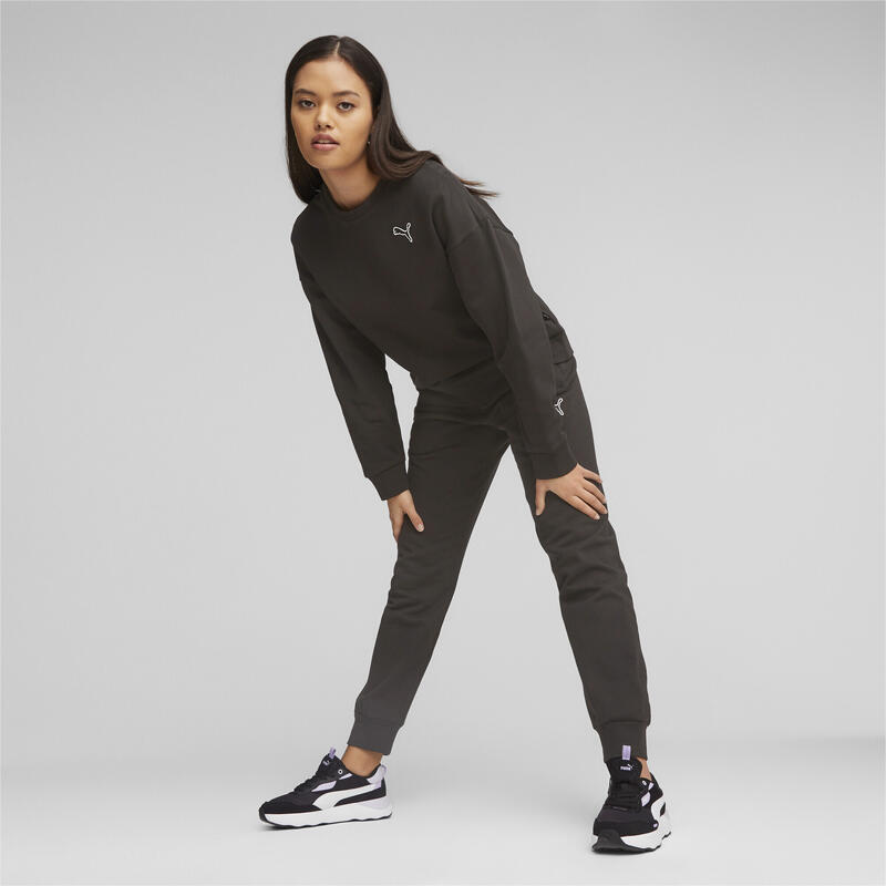 BETTER ESSENTIALS sweatshirt met ronde hals PUMA Black