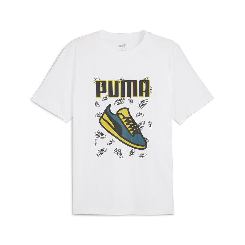 GRAPHICS Sneaker T-shirt voor heren PUMA White
