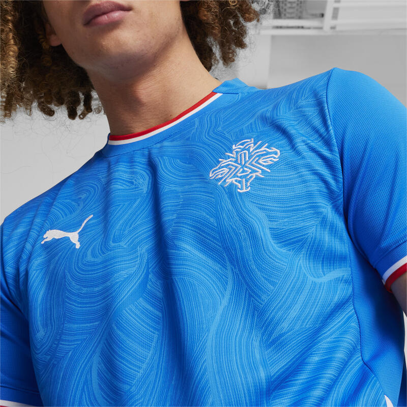 Camiseta de fútbol Hombre de Islandia 2024 (local) PUMA Racing Blue White