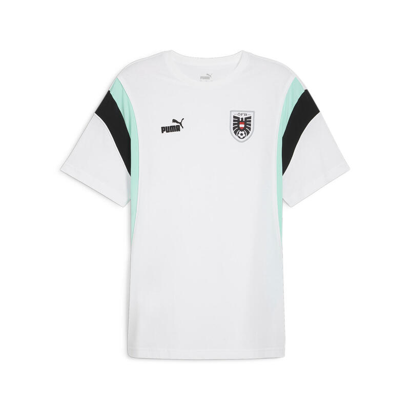 Camiseta Austria FtblArchive Hombre PUMA White Black