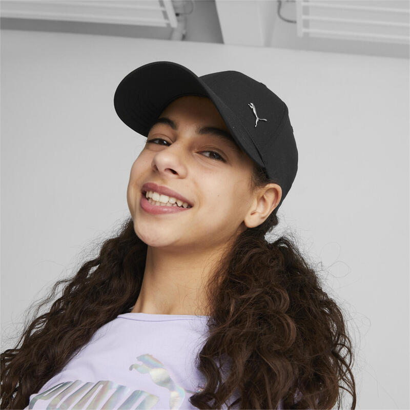 Casquette avec logo Cat métallisé Enfant et Adolescent PUMA Black