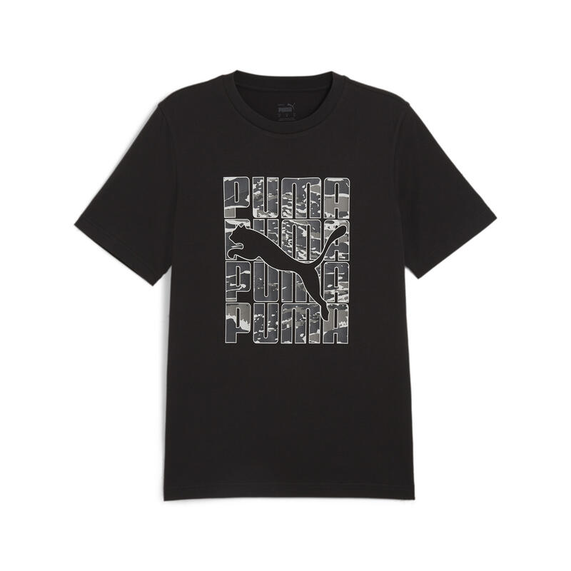 GRAPHICS Camo T-shirt voor heren PUMA Black