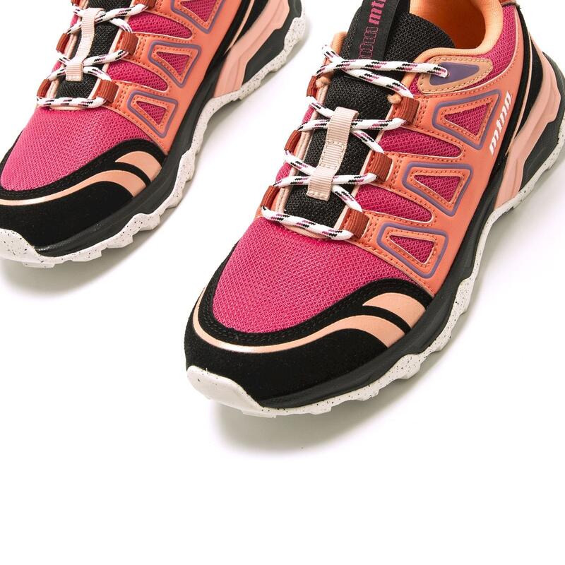calçado de caminhada para mulher mtng cyclone rosa