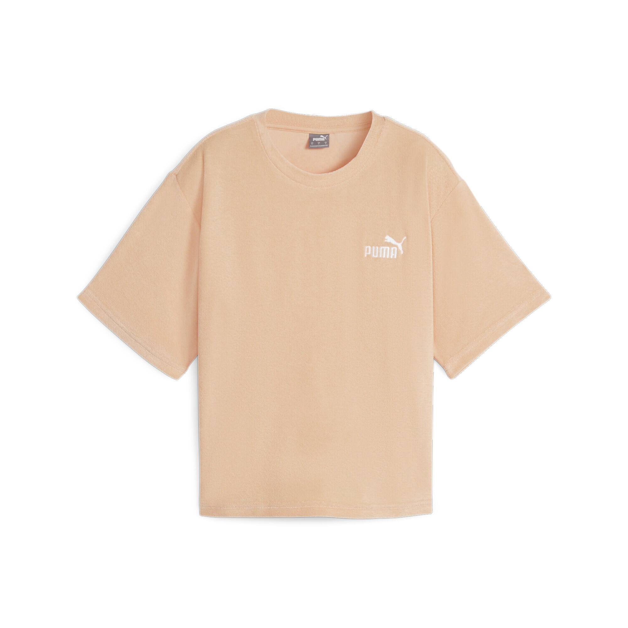 ESS+ T-shirt voor dames PUMA Peach Fizz Orange 1/3