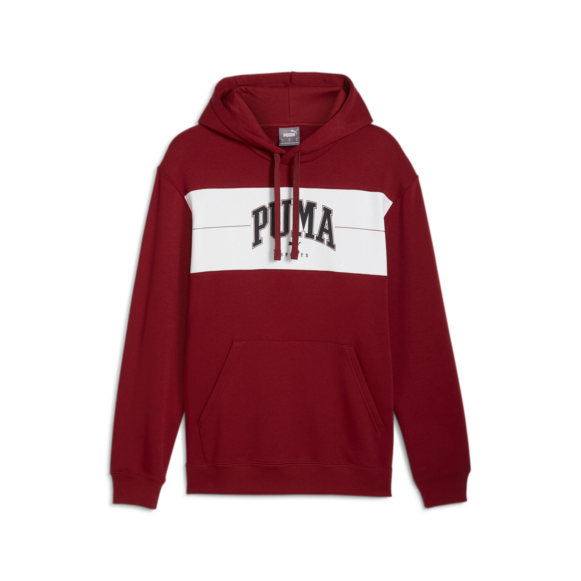 PUMA Pánská mikina s kapucí SQUAD Intense Red