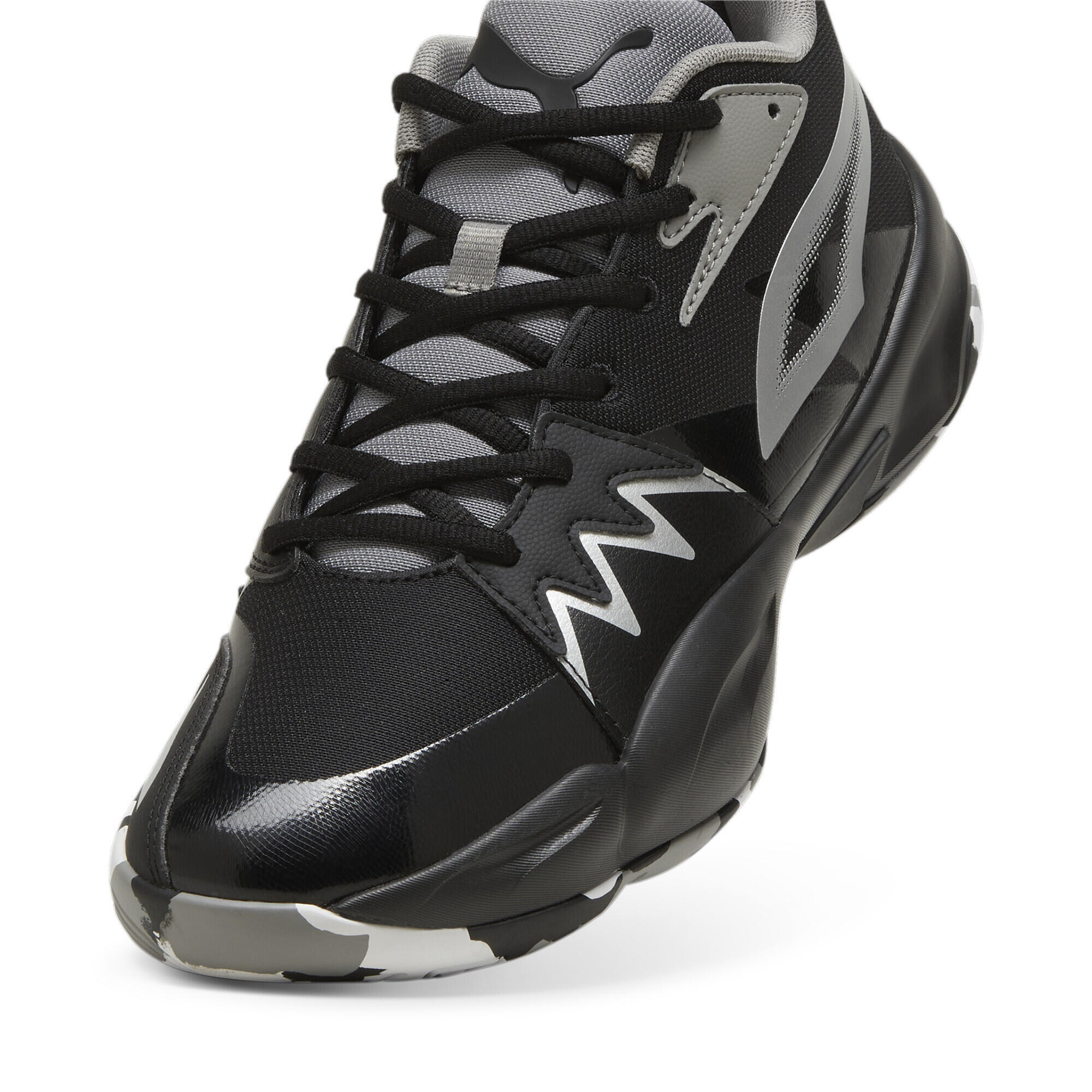 Chaussures de basketball Genetics PUMA Black Stormy Slate Gray 6/6
