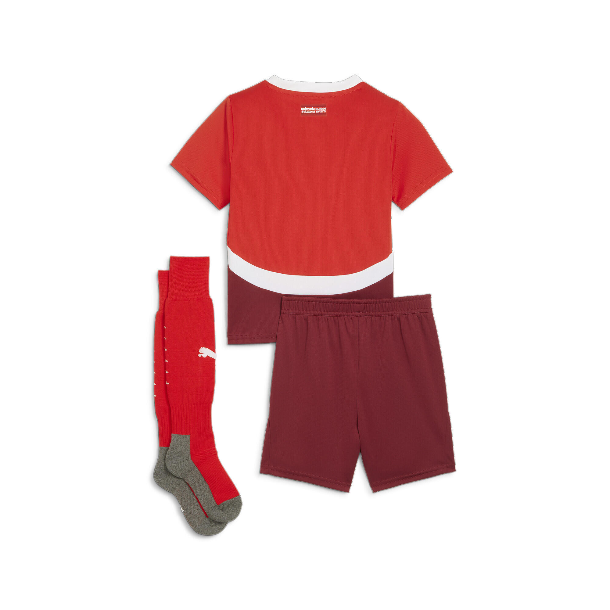 Minikit de football Home Suisse 2024 Bébé PUMA Red Team Regal 2/2