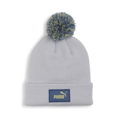 Fc beanie met pompon voor jongeren puma silver mist gray