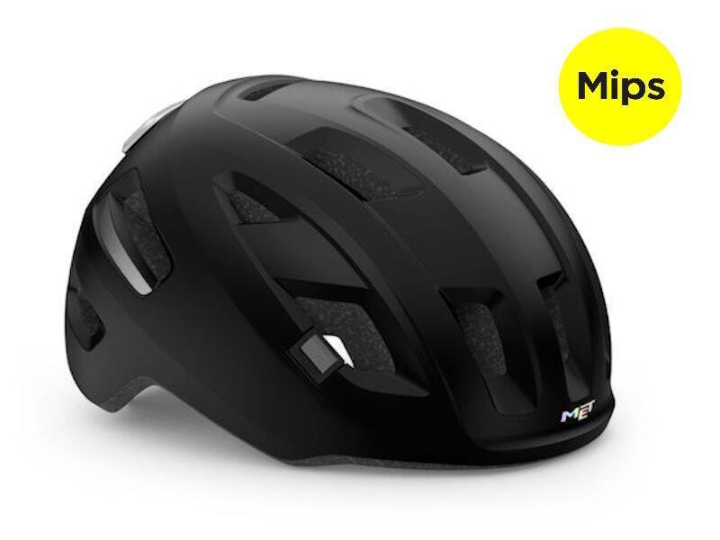 Met E-Mob Mips Urban Helm Groen 6/6