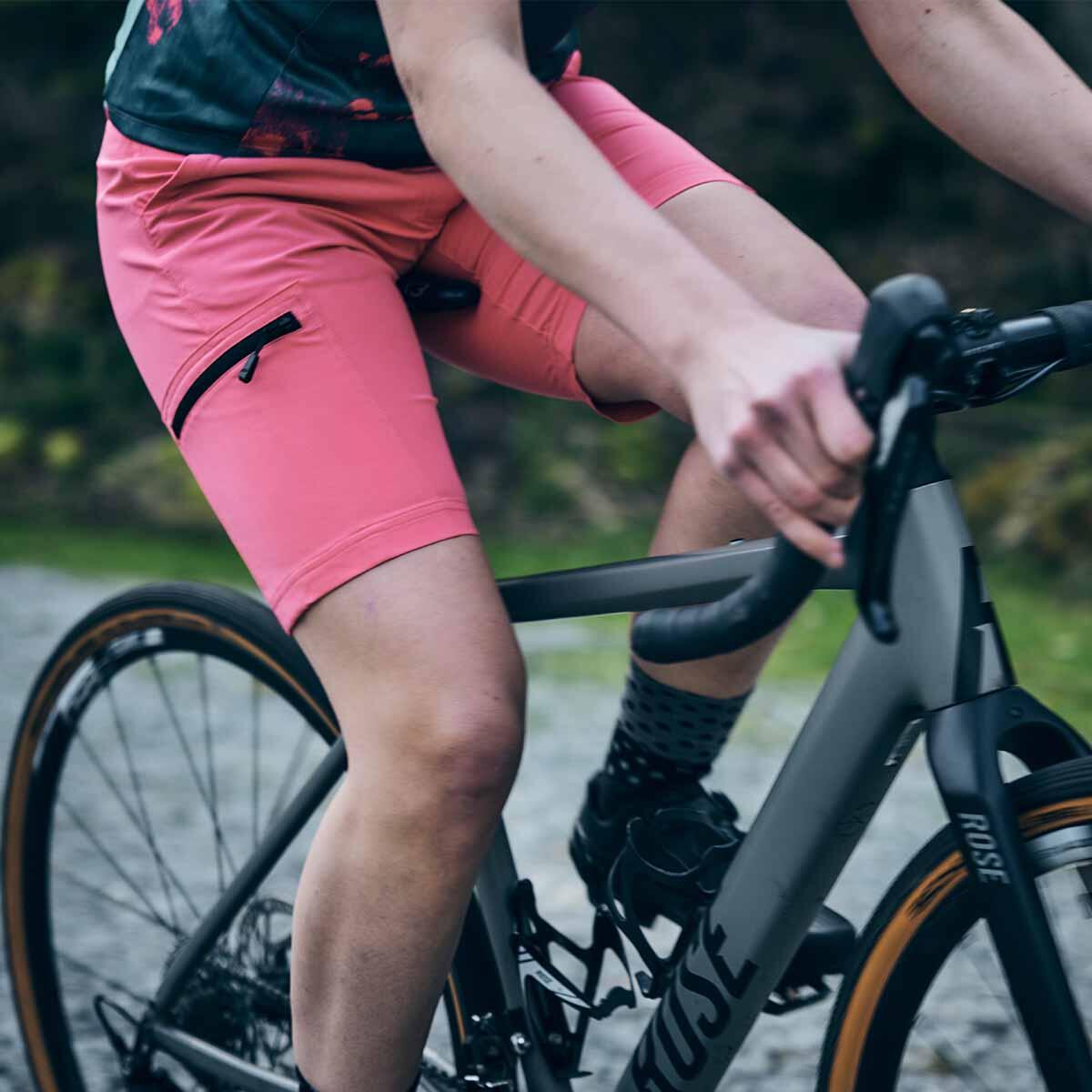 Shorts - Fahrrad - Damen - P-Sound W - pink 3/4