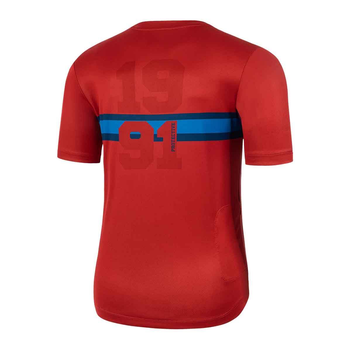T-Maillot - Vélo - Homme - P-Mad Dog - rouge 2/4