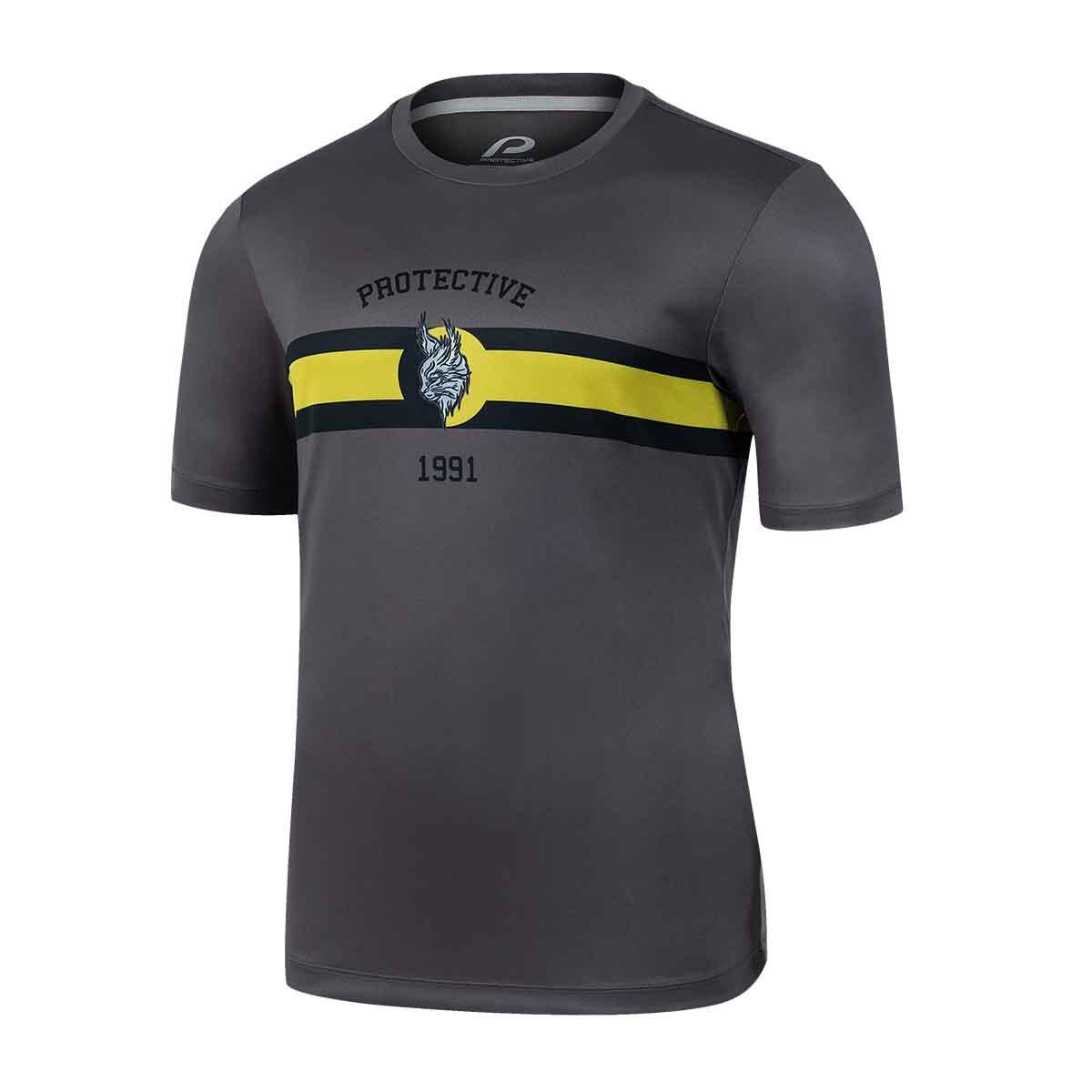 PROTECTIVE Tshirt - Fahrrad - Herren - P-Mad Dog - dunkelgrau