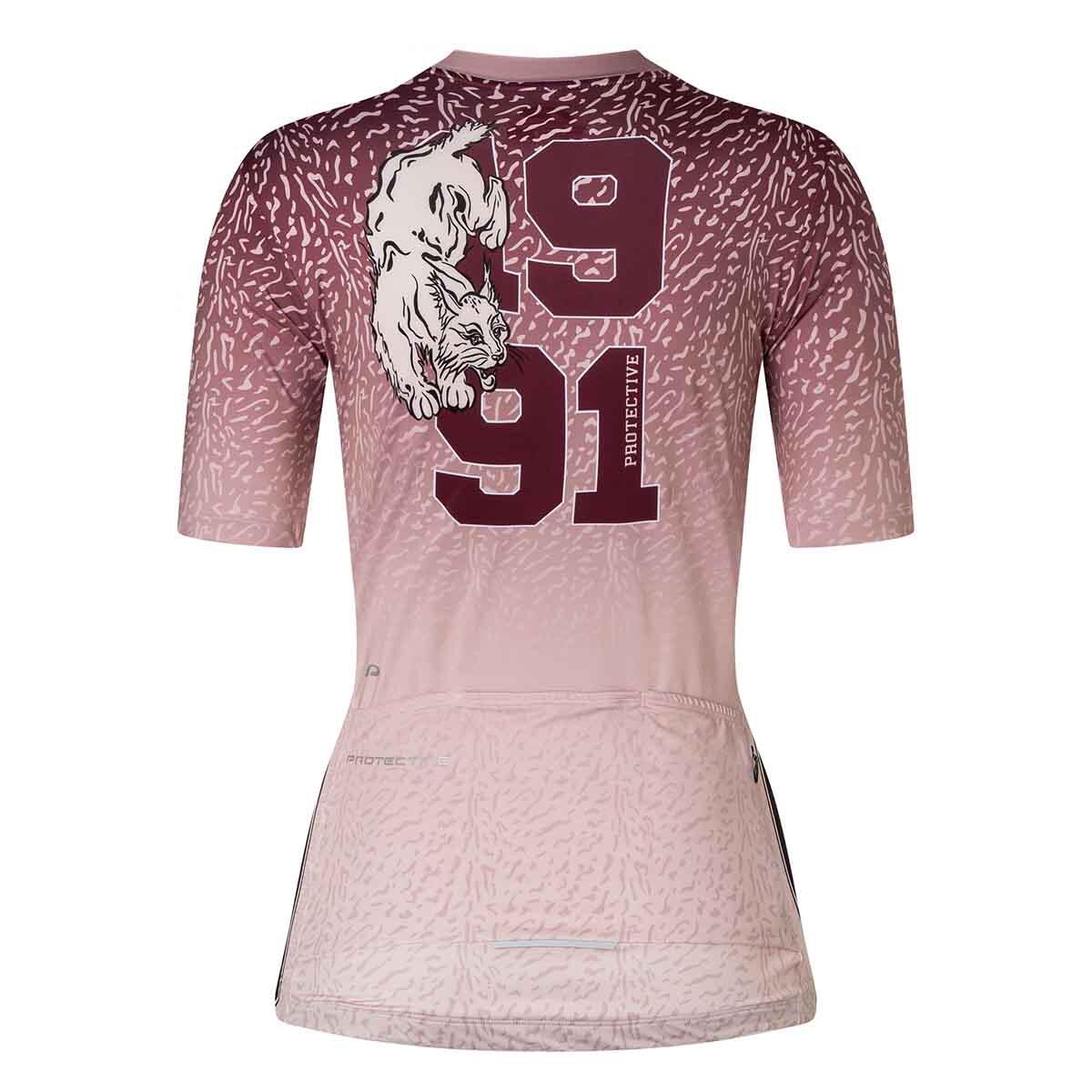 Wielershirt - Fiets - Dames - P-Wild Cat - altrosa 2/4