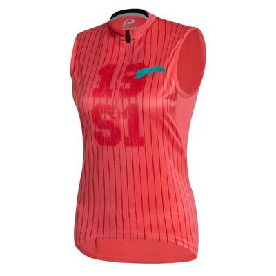 Ärmelloses Maglia - Ciclismo - Donna - P-Blue Sun - grigio scuro
