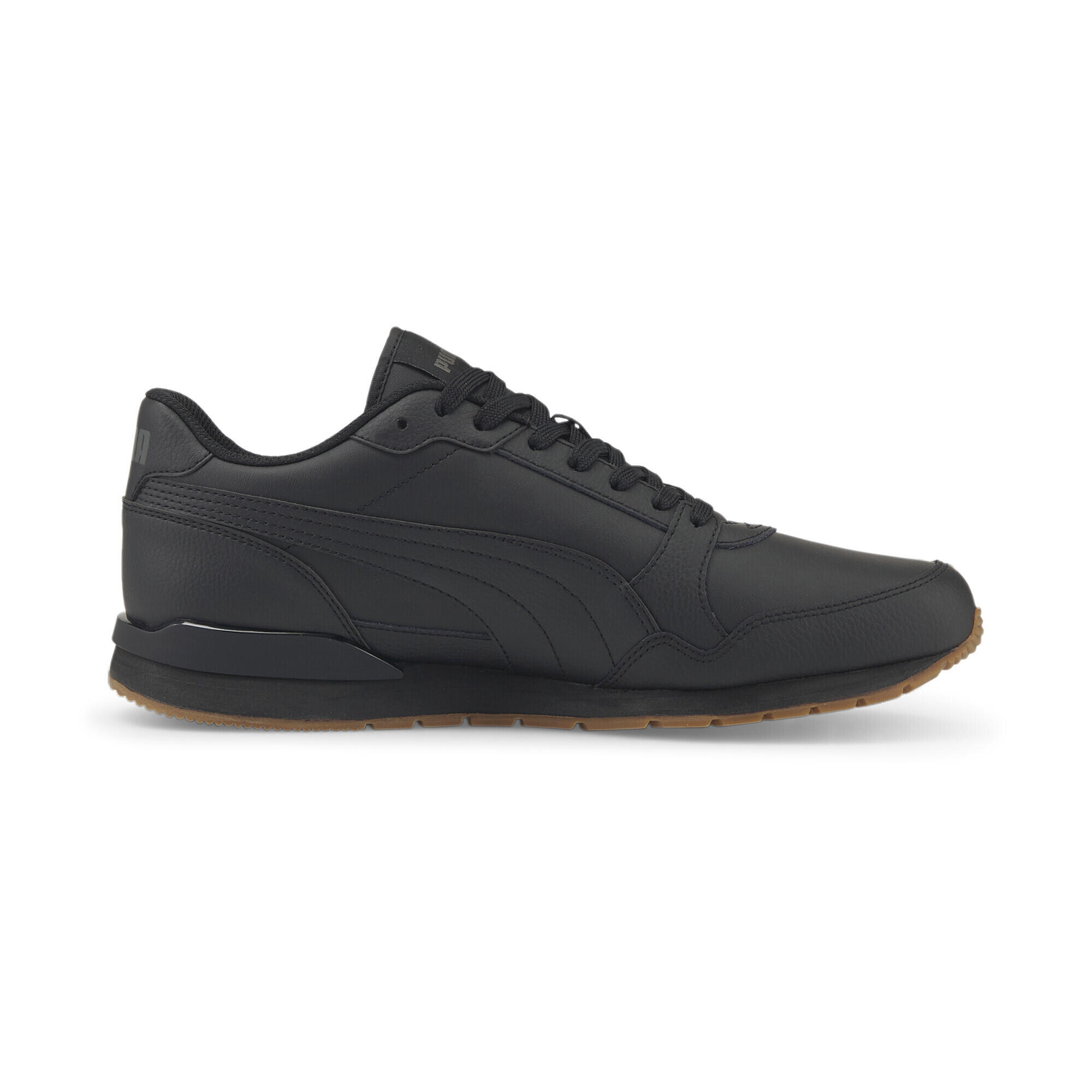 Sneakers en cuir ST Runner v3 PUMA Black Gum Beige 5/7