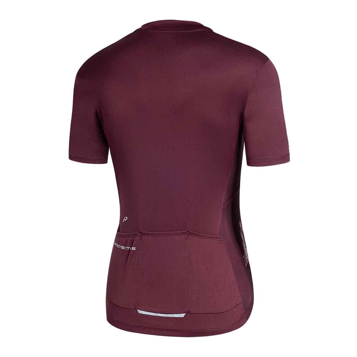 Wielershirt - Fiets - Dames - P-Luckleaf - bordeaux 2/4