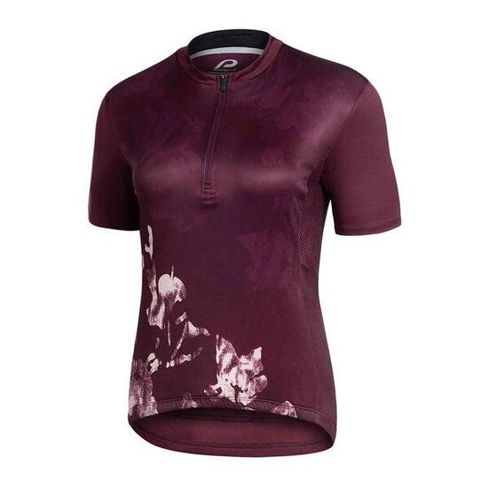 Maglia - Ciclismo - Donna - P-Luckleaf - bordeaux