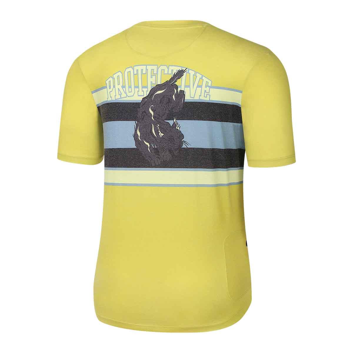T-Camisola - Ciclismo - Homem - P-Bobcat - amarelo 2/4
