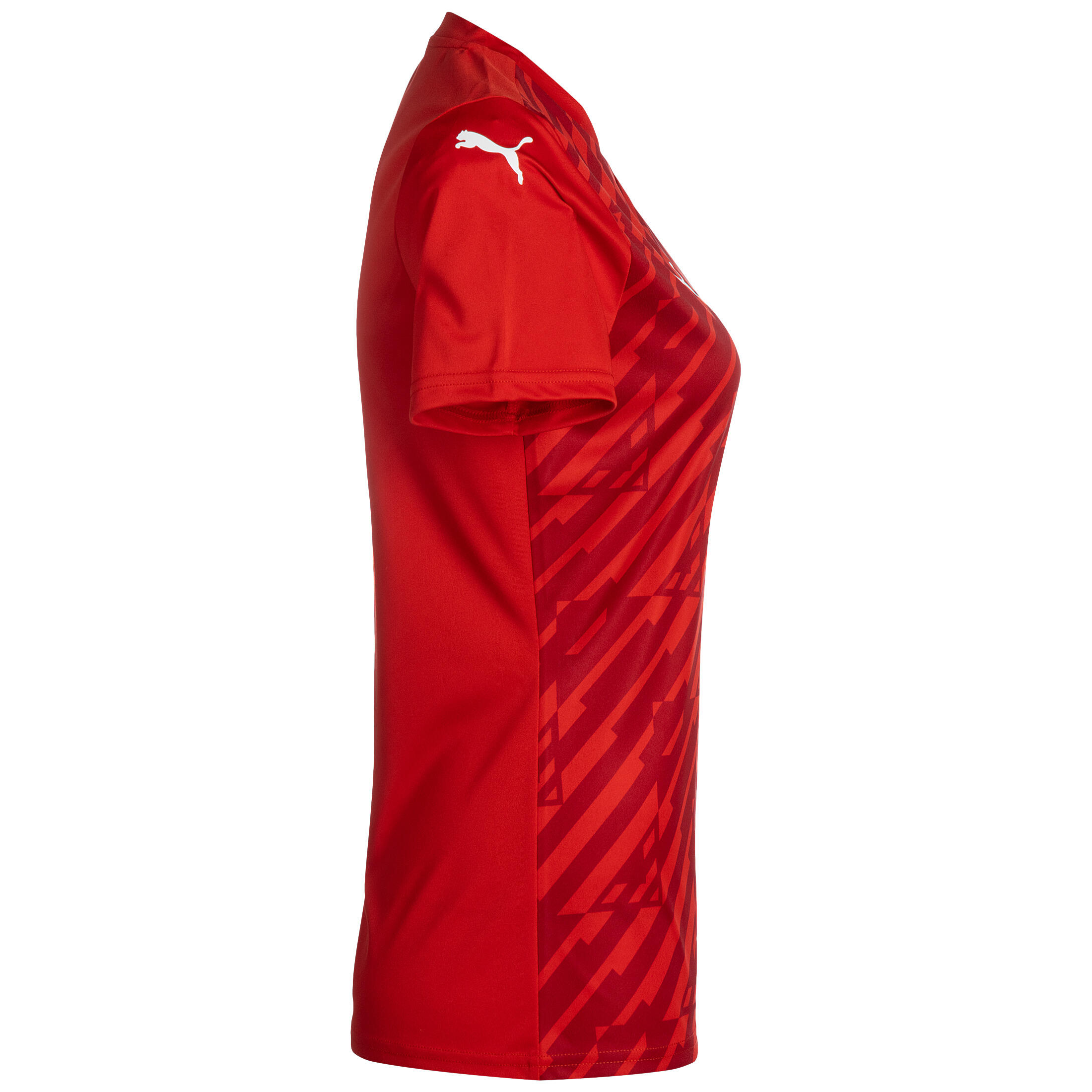Maglia da calcio teamULTIMATE da donna PUMA Red 3/4