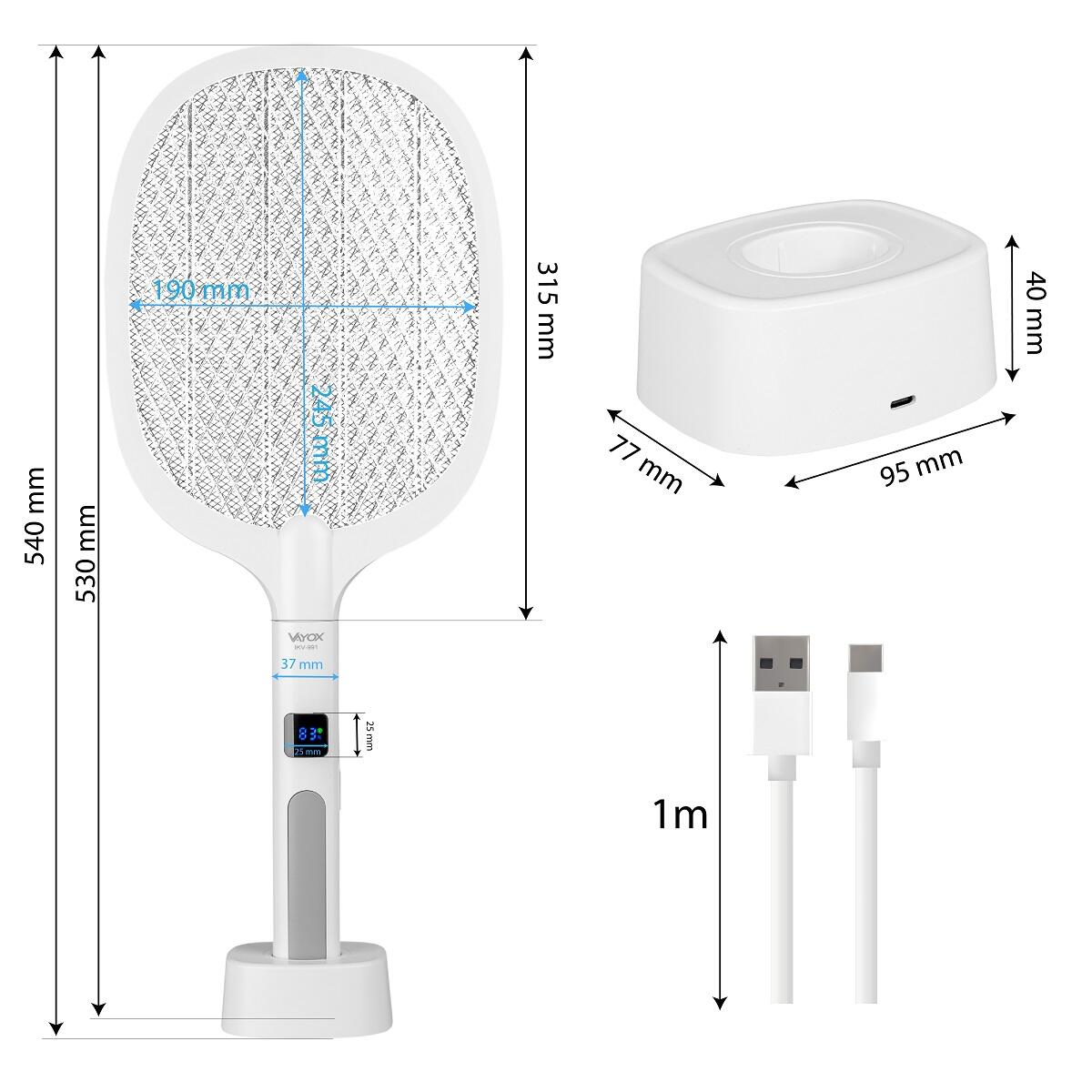 Elektrische insectenlamp VAYOX IKV-991 insectenval UV 5/8