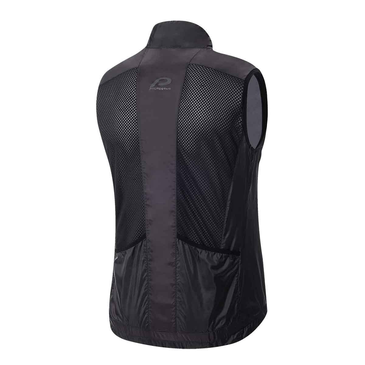 Gilet coupe-vent - vélo - homme - P-Vento - noir 2/6