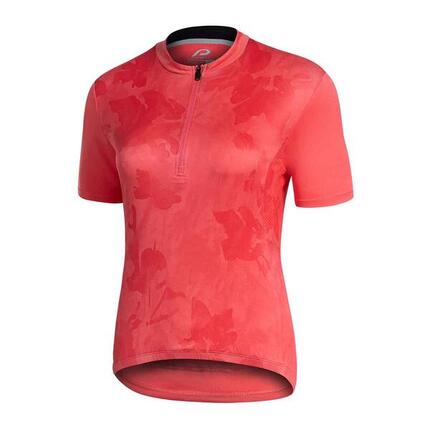 Wielershirt - Fiets - Dames - P-Luckleaf - roze